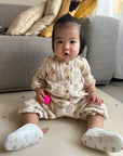 Posie Floral Crinkle Growsuit