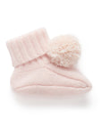 Baby Cashmere Booties | Pink