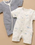 Nautical Short Zip Growsuit (Pack of 2)