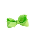 kids green bow clip