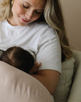 snuggle me organic feeding support nursing pillow petal