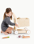 gathre kids playing shopping trolley and grocery set