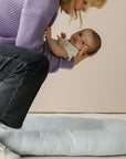 snuggle me organic infant lounger bluebell