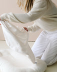 snuggle me organic infant lounger cover only natural