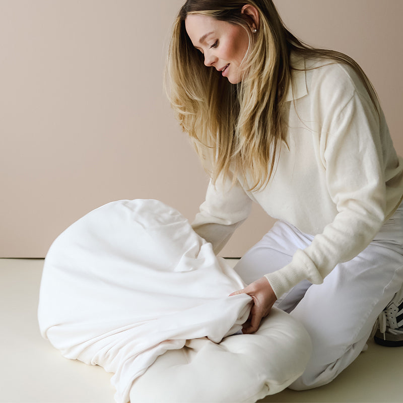 snuggle me organic infant lounger cover only natural