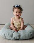 snuggle me organic infant lounger slate baby bed