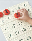 kumon children learning numbers magnetic board 1 to 30