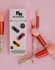 no nasties kids sprinkle make up brush set