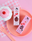 No Nasties Kids 20 FREE Scented Kids Polish Strawberry Cupcake Pastel Pink kids nail polish