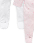 Pink Blossom Zip Growsuit (Pack of 2)
