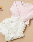 Pink Blossom Zip Growsuit (Pack of 2)