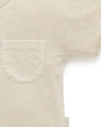 purebaby basic tee sand baby kids organic cotton tee