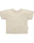 purebaby basic tee sand baby kids organic cotton tee