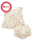 purebaby organic blooms set baby christmas clothes