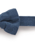 purebaby organic bow tie slate baby boy
