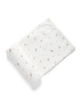 purebaby organic cotton newborn baby swaddle blanket vanilla blossom