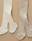 purebaby organic cable tights baby kids winter