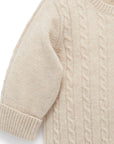 Baby Cashmere Jumper | Camel Beige