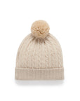 purebaby organic baby cashmere beanie hat beige