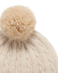 purebaby organic baby cashmere beanie hat beige