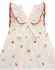 baby purebaby organic christmas broderie dress baby christmas outfit