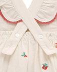 baby purebaby organic christmas broderie dress baby christmas outfit