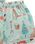 Farmyard Crinkle Pyjama Set