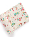 purebaby organic cotton baby christmas swaddle wrap blanket