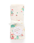 purebaby organic cotton baby christmas swaddle wrap blanket