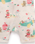 Christmas Wishes Short Zip Growsuit