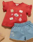 baby kids christmas tee purebaby organic christmas outfit