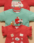baby kids christmas tee purebaby organic christmas outfit