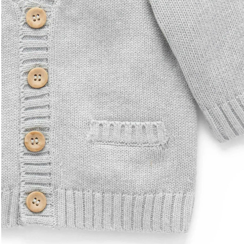 baby cardigan grey main image 0