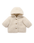 purebaby cream baby kids winter jacket