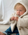 purebaby cream baby kids winter jacket