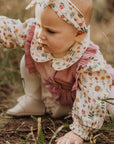 purebaby crinkle cotton baby romper baby girl
