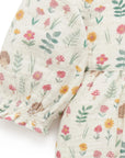 Hedgehog Crinkle Cotton Bodysuit