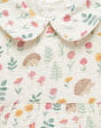 Hedgehog Crinkle Cotton Bodysuit