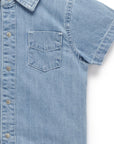 Denim Over Shirt