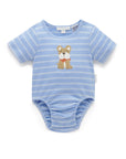 purebaby doggy bodysuit organic cotton baby bodysuit