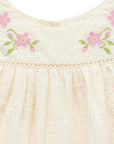 purebaby embroidered romper cloud baby baptism baby 100 days baby shower outfit