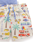 toddler kids shirt tee shorts summer beach boy girl