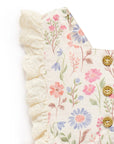 Geranium Floral Romper
