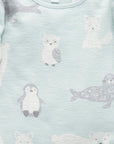Polar Bear LS Textured Organic Pyjama Set