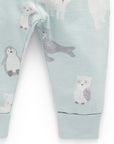 Polar Bear LS Textured Organic Pyjama Set