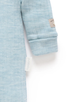 purebaby organic merino wool growsuit moonstone baby travel