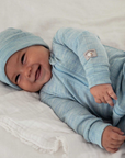 purebaby organic merino wool beanie hat moonstone newborn baby travel