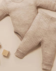 Merino Wool Legging | Camel Beige