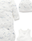 Vanilla Nautical Newborn Hospital Pack