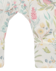 purebaby organic baby growsuit and bib aviary garden